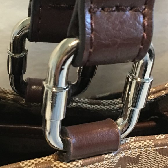 Etienne Aigner Signature Logo Satchel Bag - Picture 8 of 11